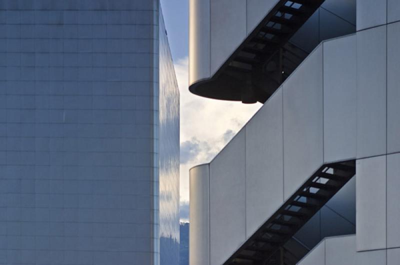 Detalle del Edificio Inteligente EPM, Medellin, An...