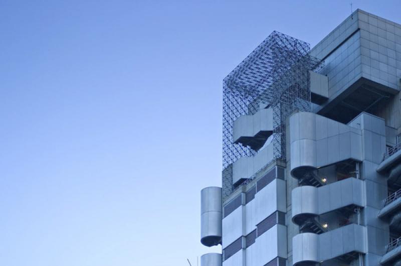 Detalle del Edificio Inteligente EPM, Medellin, An...