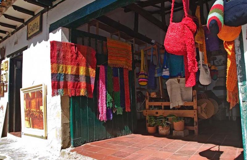 Ventas de Artesanias, Villa de Leyva, Boyaca, Colo...