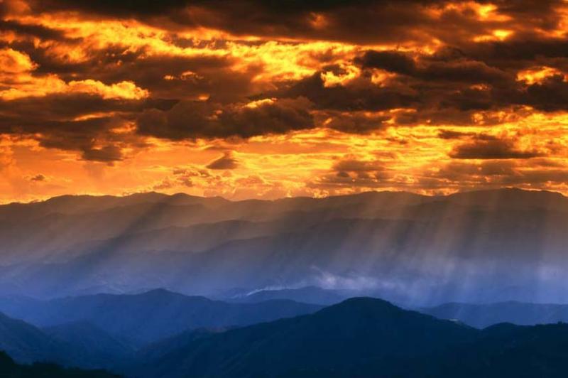 Atardecer en Santa Fe de Antioquia, Colombia