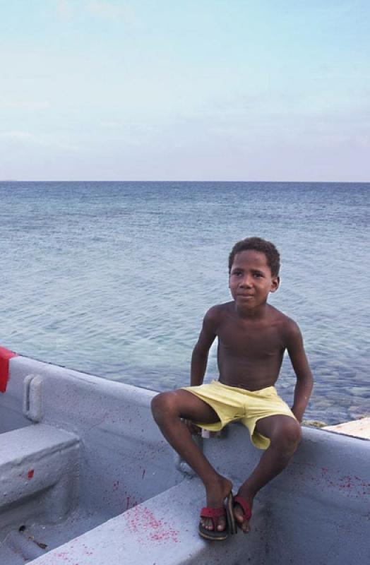 NiÃ±o de Santa Cruz del Islote, Golfo de Morrosq...