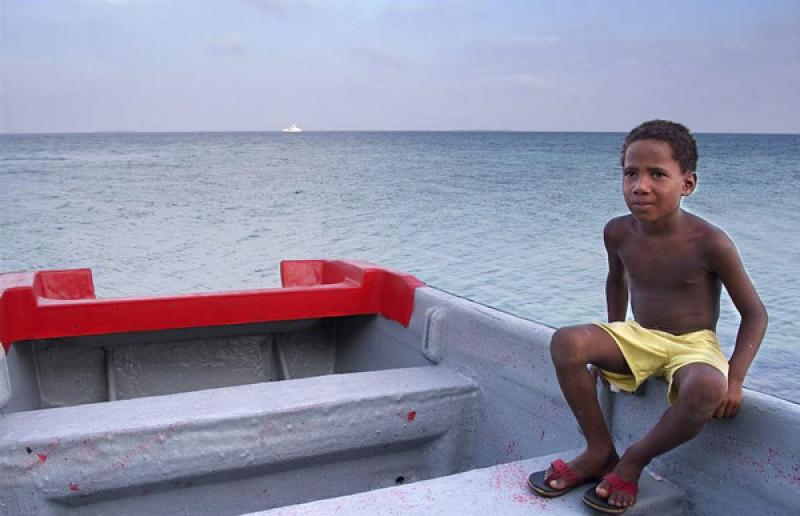 NiÃ±o de Santa Cruz del Islote, Golfo de Morrosq...