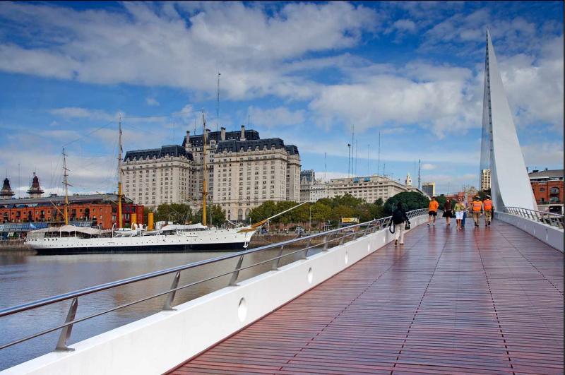 Puente de la Mujer, Puerto Madero, Buenos Aires, A...