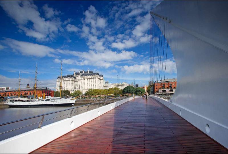 Puente de la Mujer, Puerto Madero, Buenos Aires, A...