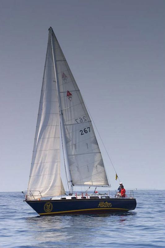 Velero en el Archipielago San Bernardo, Golfo de M...