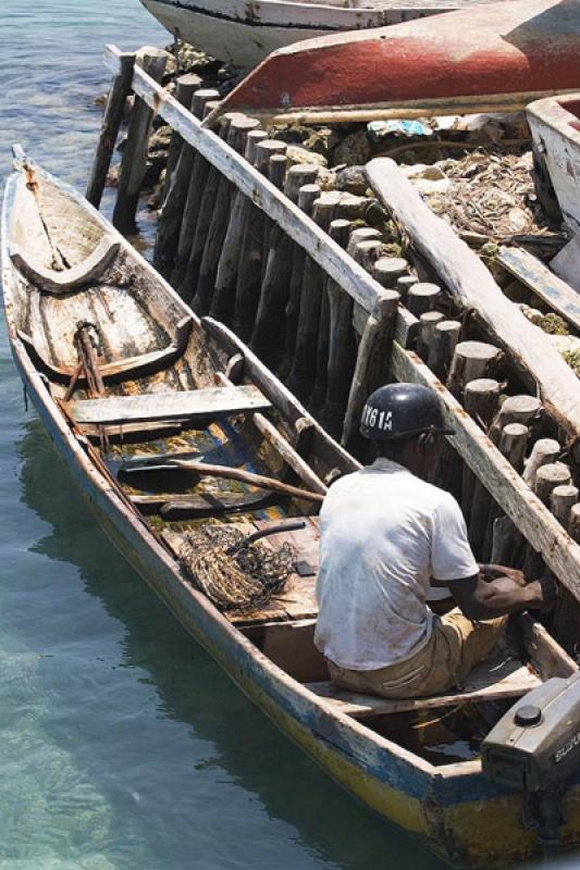 Pescador de Santa Cruz del Islote, Golfo de Morros...