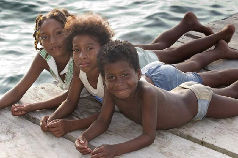 NiÃ±os Sonriendo, Santa Cruz del Islote, Golfo d...