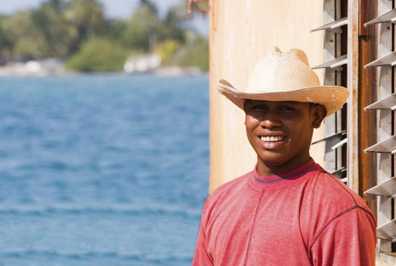 Hombre Sonriendo, Santa Cruz del Islote, Golfo de ...