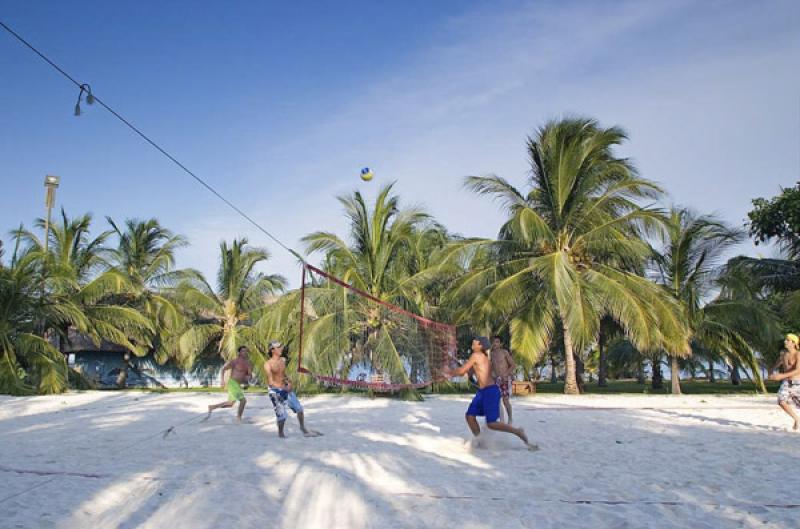 Voleibol de Playa, Isla Mucura, Golfo de Morrosqui...