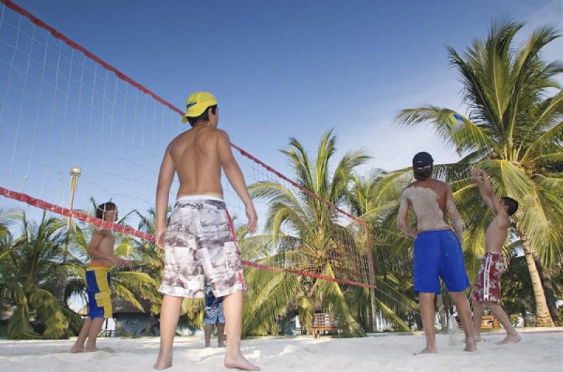 Voleibol de Playa, Isla Mucura, Golfo de Morrosqui...