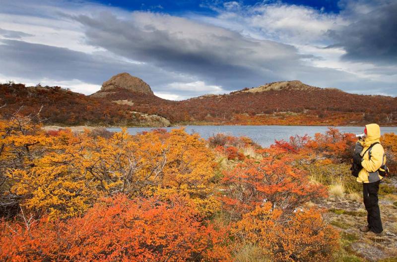 Lago San Martin, Chalten, Patagonia, Argentina, Su...