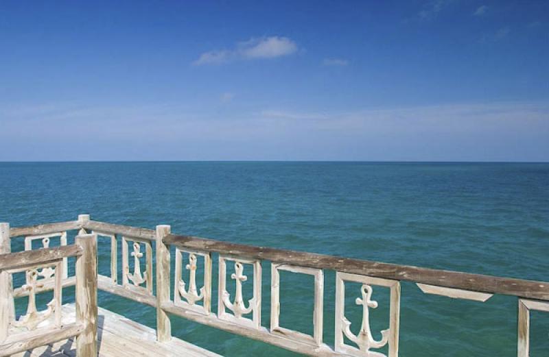 Detalle de un Balcon, Isla Mucura, Golfo de Morros...