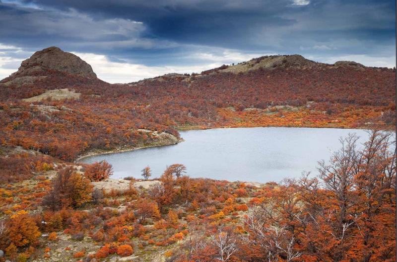 Lago San Martin, Chalten, Patagonia, Argentina, Su...