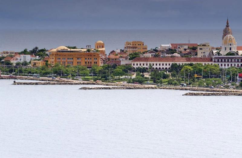 Panoramica de la Ciudad de Cartagena, Bolivar, Col...