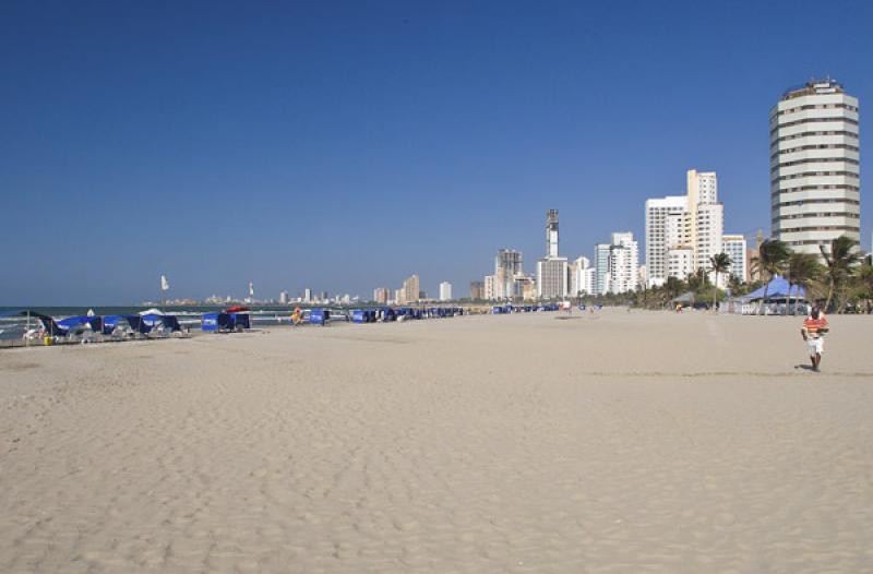 Playa de Bocagrande, Cartagena, Bolivar, Colombia