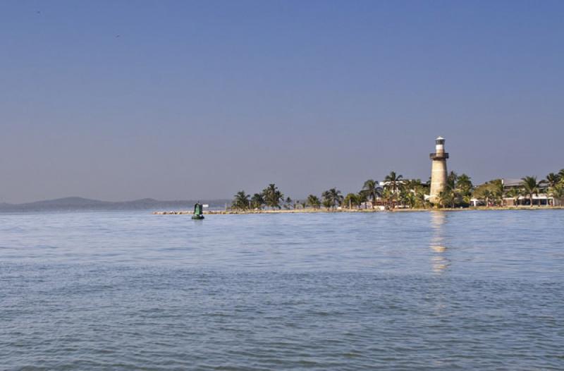 Faro el Castillo Grande, El Laguito, Cartagena, Bo...