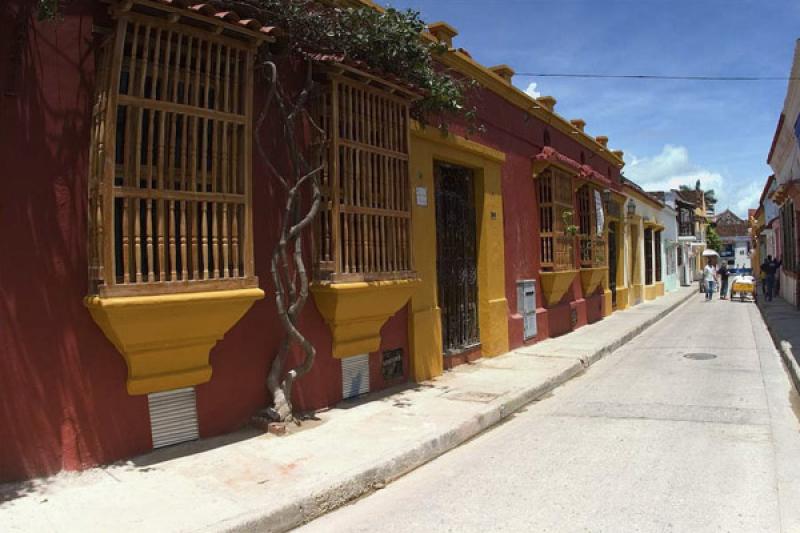 Casas Coloniales, Cartagena, Bolivar, Colombia