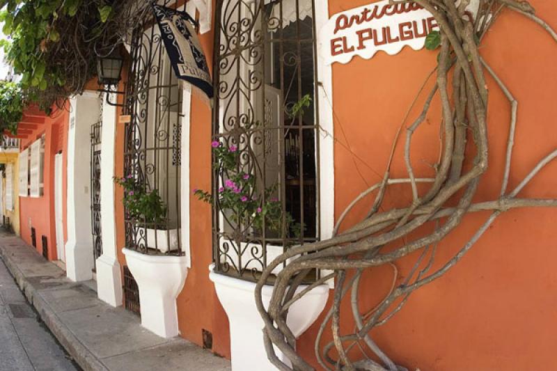 Casas Coloniales, Cartagena, Bolivar, Colombia