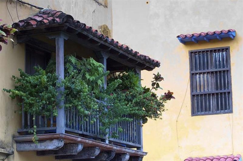 Balcon Colonial, Cartagena, Bolivar, Colombia