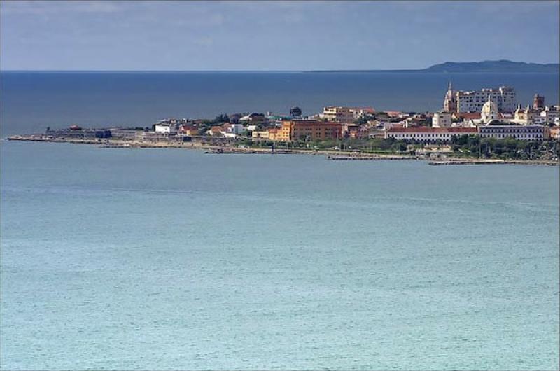 Panoramica de la Ciudad de Cartagena, Bolivar, Col...