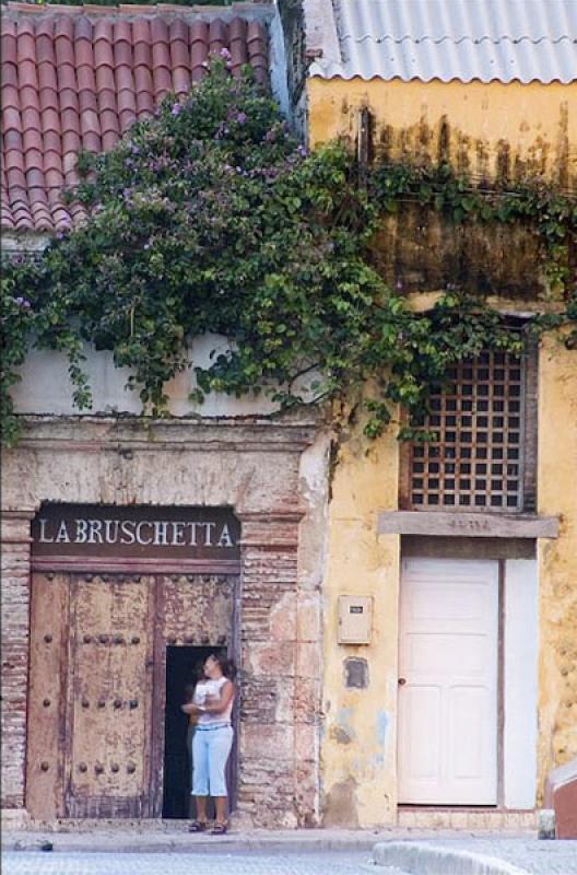 Puerta Colonial, Cartagena, Bolivar, Colombia