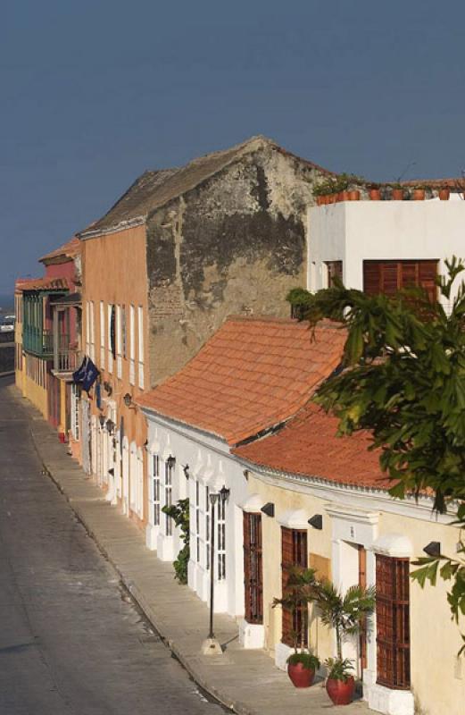 Arquitectura Colonial, Cartagena, Bolivar, Colombi...