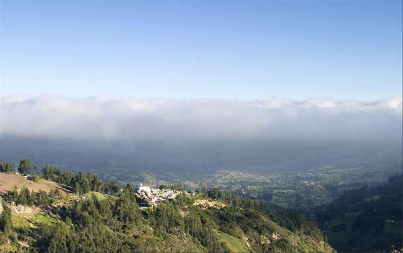 Paisaje de Boyaca, Tunja, Colombia