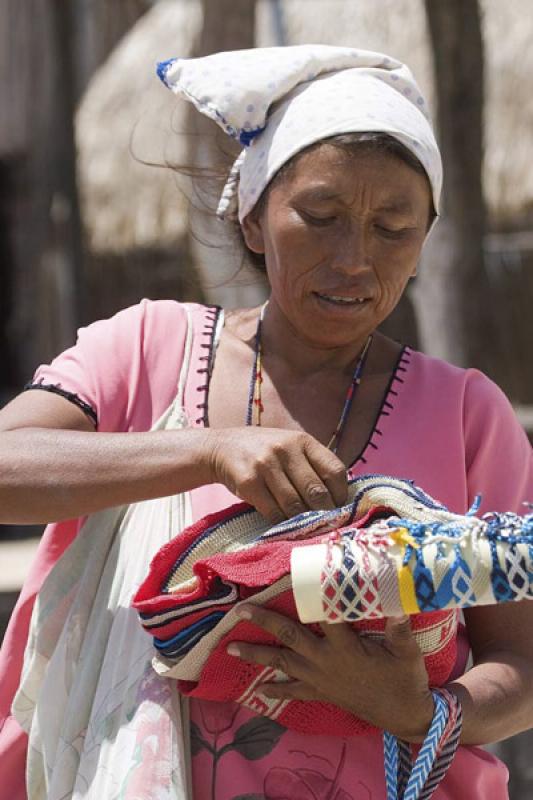 Indigena Wayuu, Cabo de la Vela, Peninsula de la G...