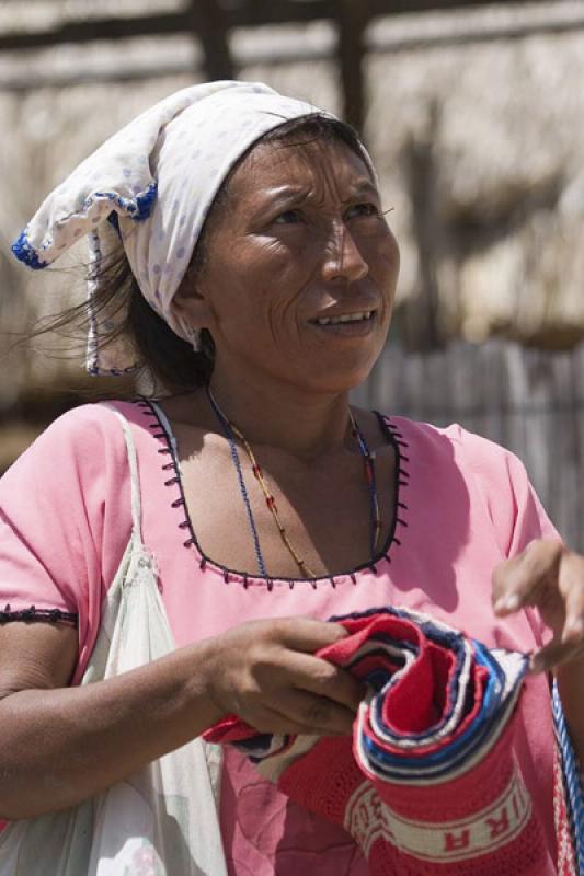 Indigena Wayuu, Cabo de la Vela, Peninsula de la G...