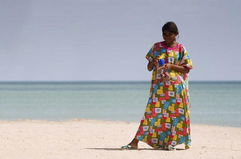 Indigena Wayuu, Cabo de la Vela, Peninsula de la G...