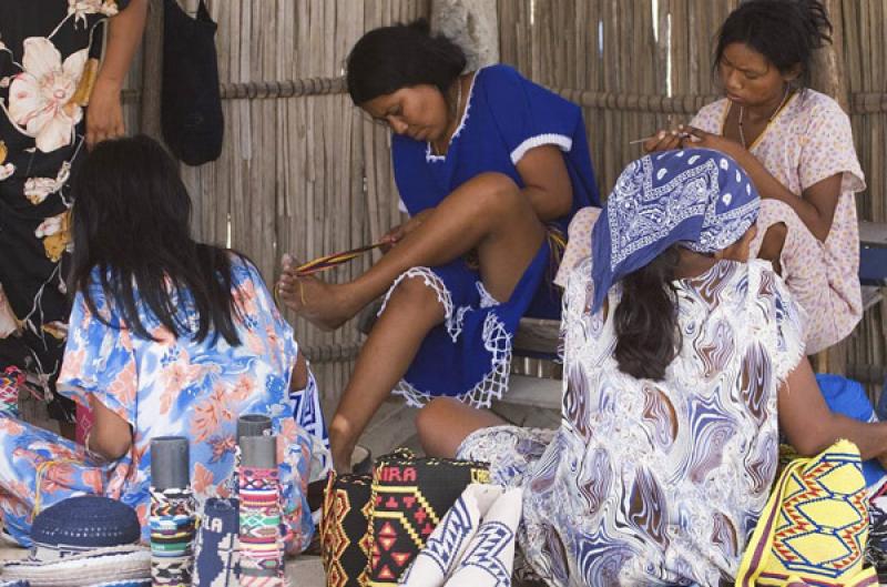 Indigenas Wayuu, Cabo de la Vela, Peninsula de la ...