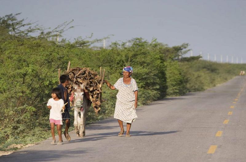 Indigenas Wayuu, Cabo de la Vela, Peninsula de la ...