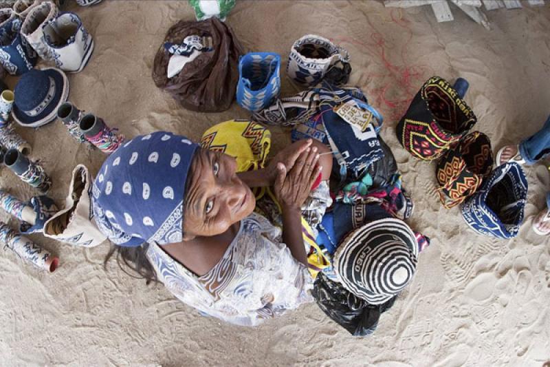 Indigena Wayuu, Cabo de la Vela, Peninsula de la G...