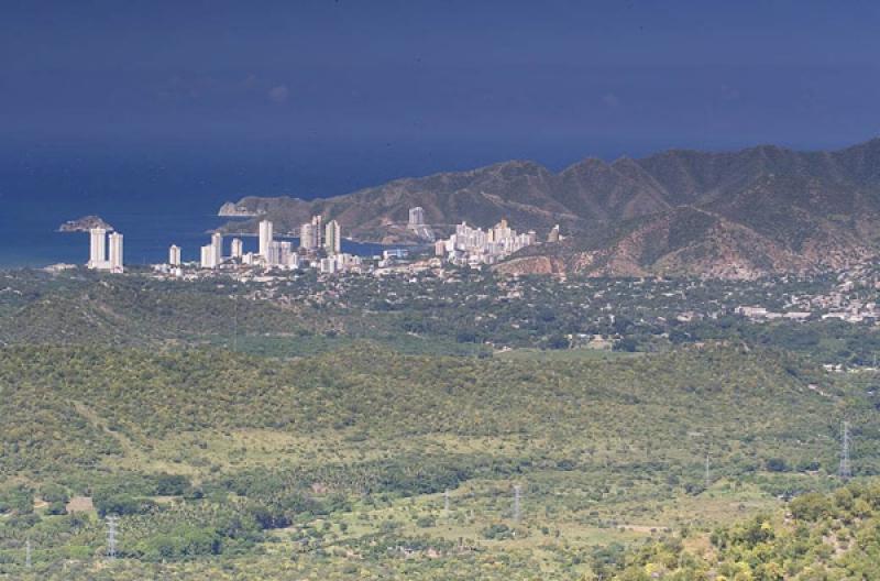 Panoramica del El Rodadero, Santa Marta, Magdalena...