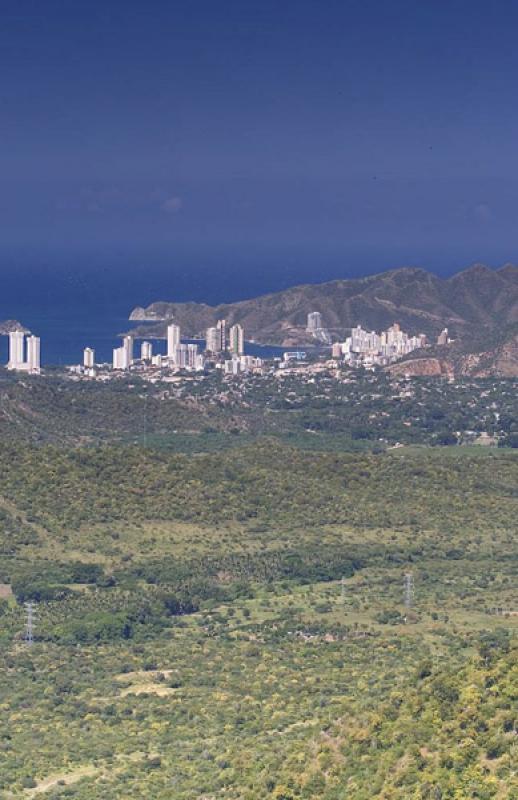 Panoramica del El Rodadero, Santa Marta, Magdalena...