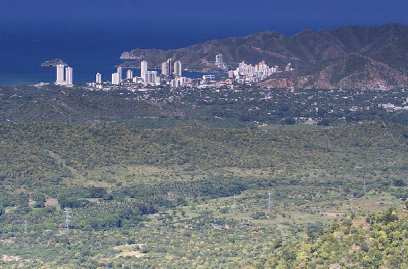 Panoramica del El Rodadero, Santa Marta, Magdalena...