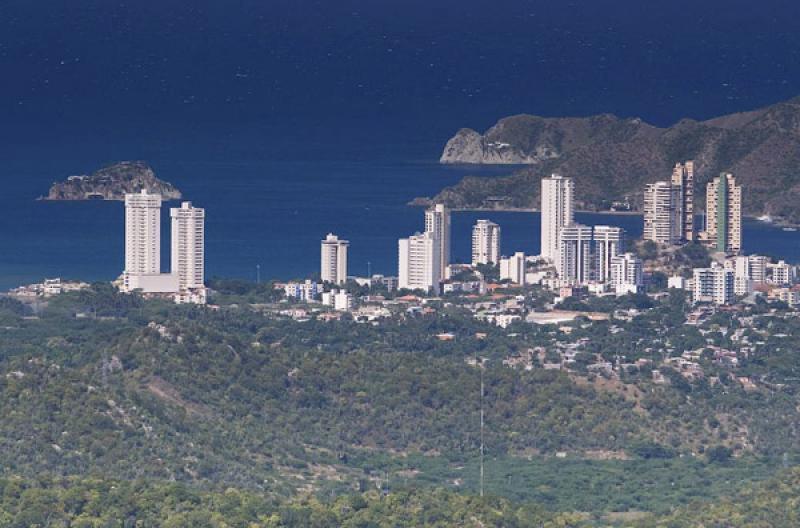 Panoramica del El Rodadero, Santa Marta, Magdalena...