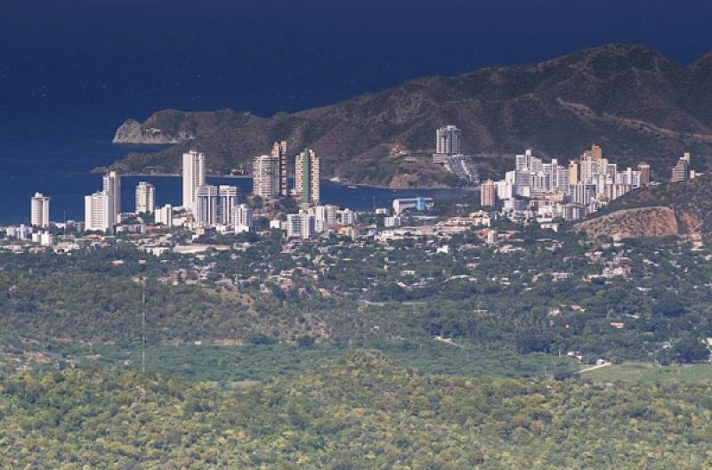 Panoramica del El Rodadero, Santa Marta, Magdalena...