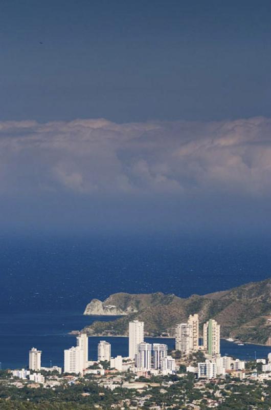 Panoramica del El Rodadero, Santa Marta, Magdalena...