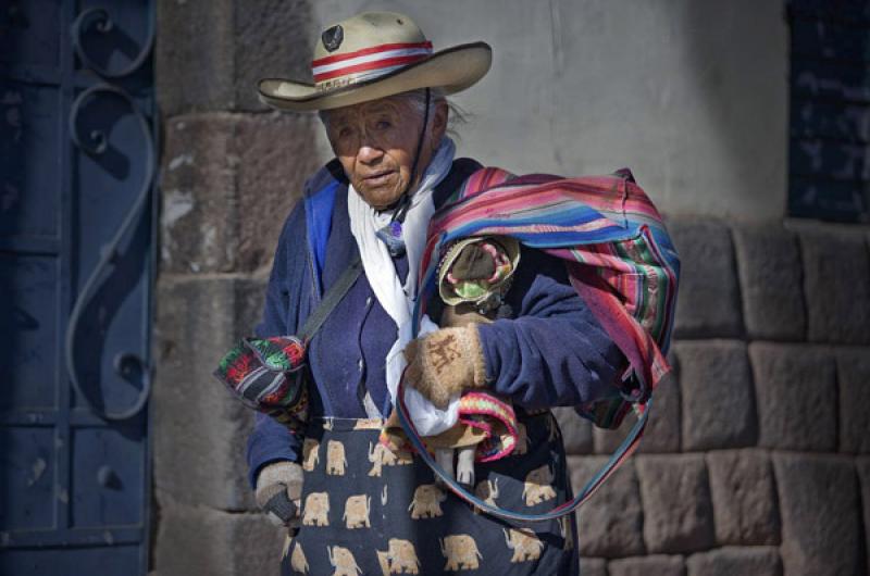 Indigena Quechua, Cuzco, Cusco, Peru, Lima, Sur Am...