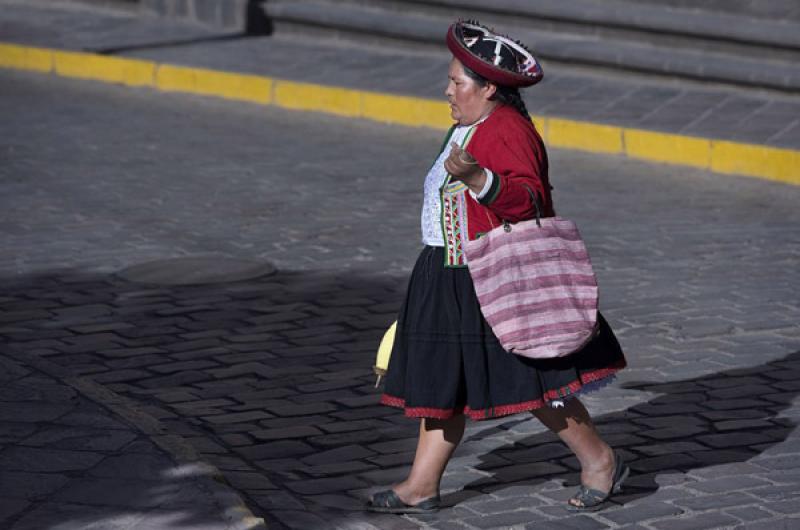 Indigena Quechua, Cuzco, Cusco, Peru, Lima, Sur Am...