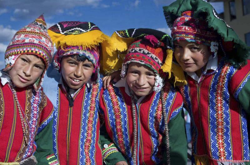 NiÃ±os Quechuas, Cuzco, Cusco, Peru, Lima, Sur A...