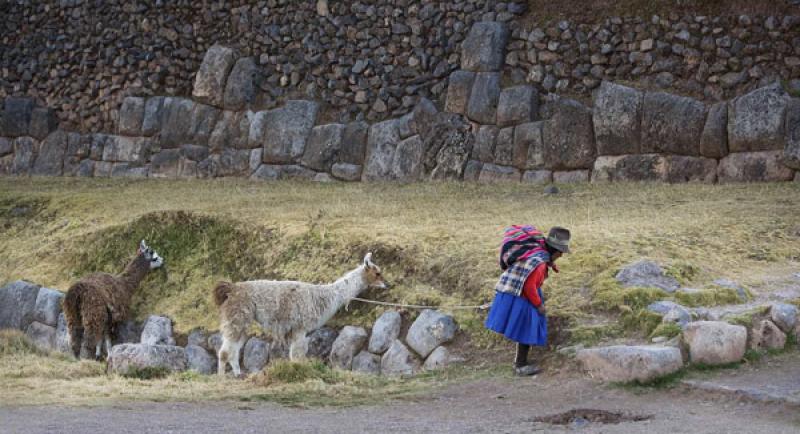 Indigena Quechua, Cuzco, Cusco, Peru, Lima, Sur Am...