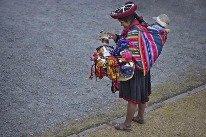 Indigena Quechua, Cuzco, Cusco, Peru, Lima, Sur Am...