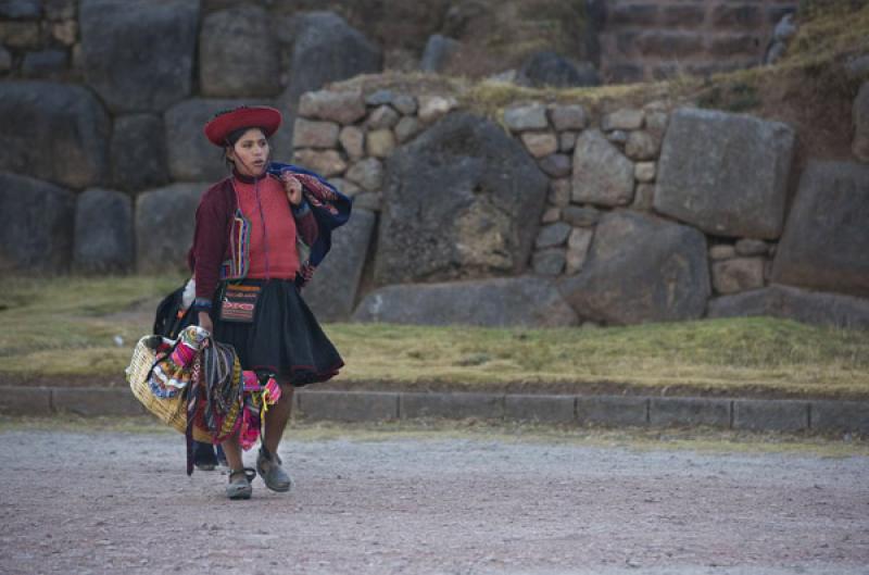 Indigena Quechua, Cuzco, Cusco, Peru, Lima, Sur Am...