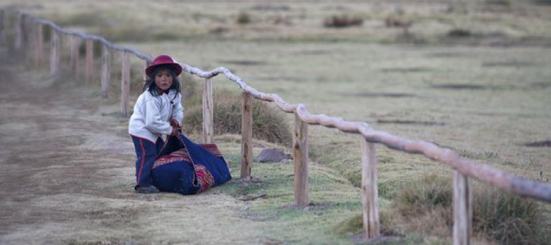 NiÃ±a Quechua, Cuzco, Cusco, Peru, Lima, Sur Ame...