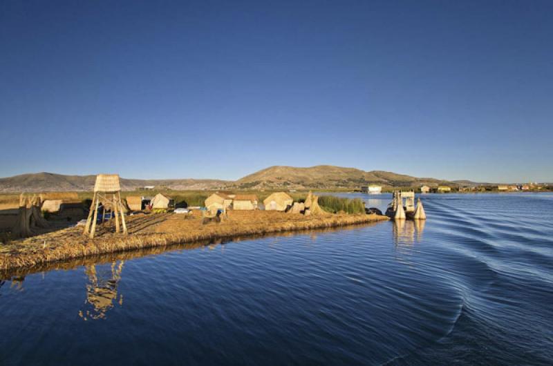 Isla de los Uros, Puno, Peru, Lima, Sur America