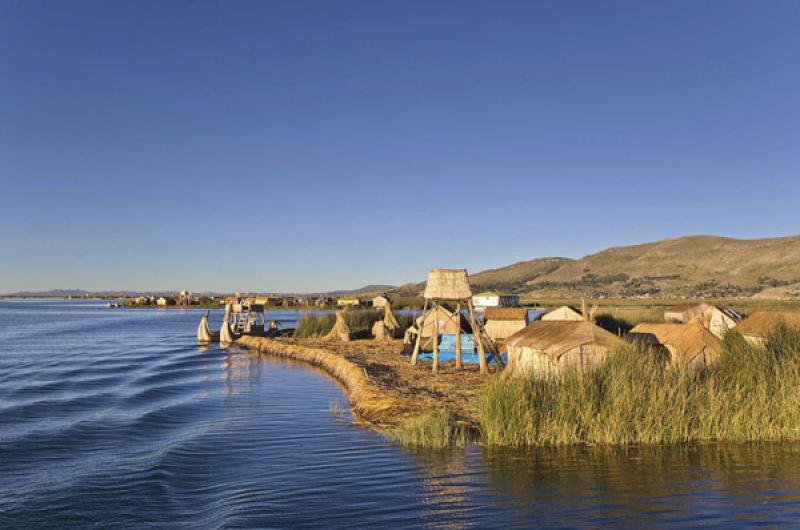 Isla de los Uros, Puno, Peru, Lima, Sur America