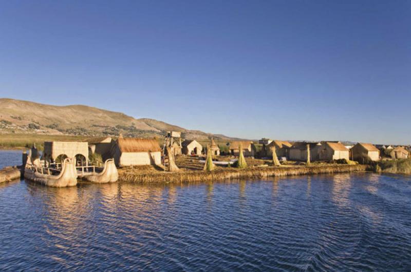 Isla de los Uros, Puno, Peru, Lima, Sur America