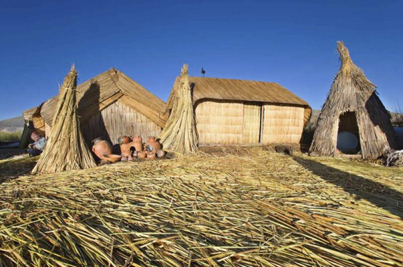 Isla de los Uros, Puno, Peru, Lima, Sur America